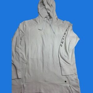 OGIO White Hoodie Mens Large Long Sleeve Fleece Pullover LOG810